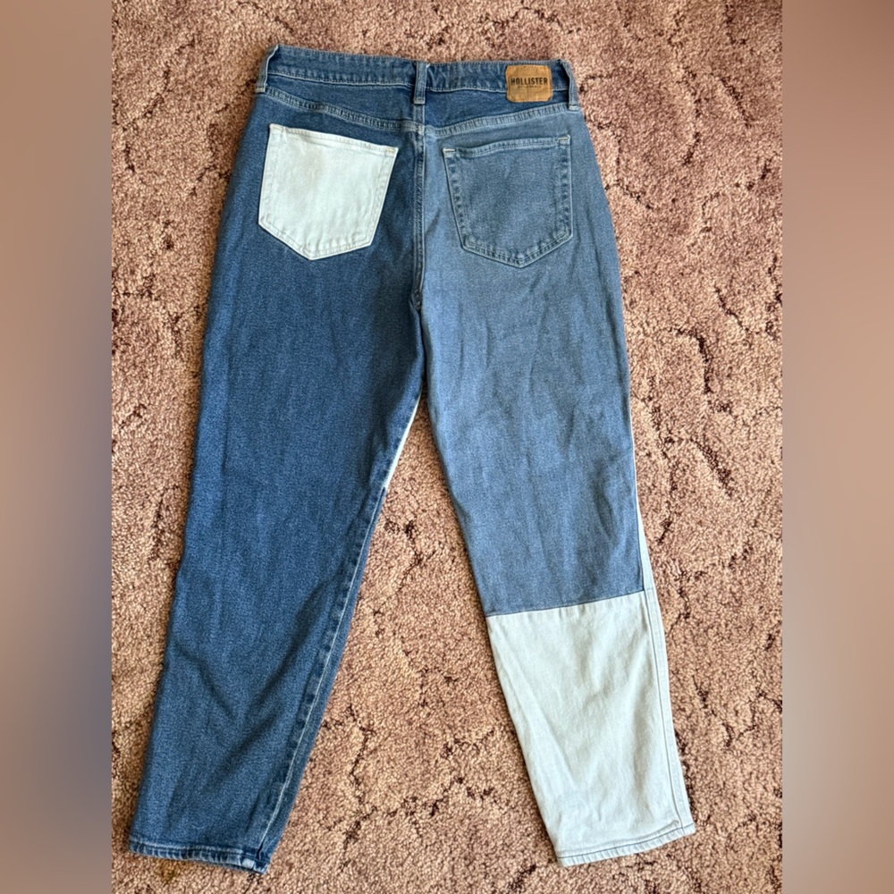 Hollister-{Size: 9R}- Ultra High Rise Mom Jeans Color Block - Picture 5 of 5
